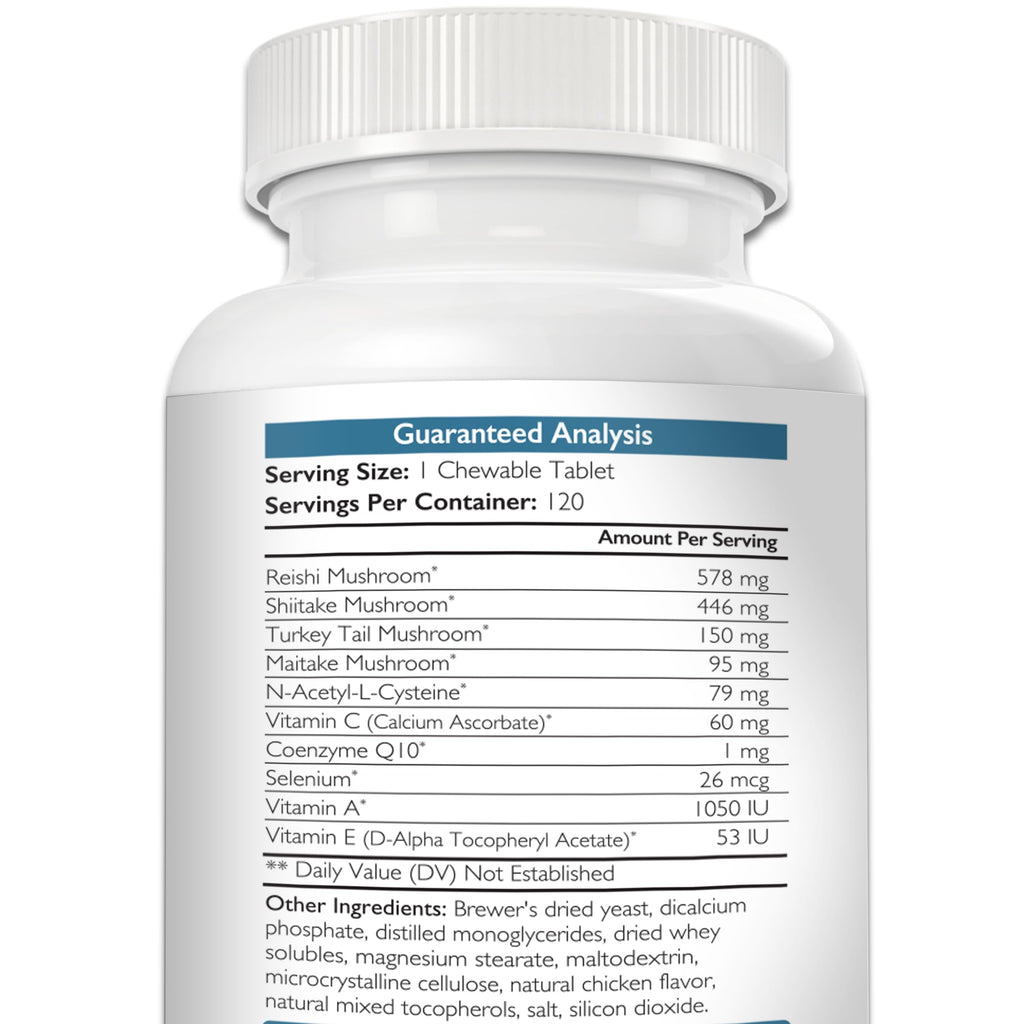 Immune Support for Dogs 120 Chewable Tablets F83799