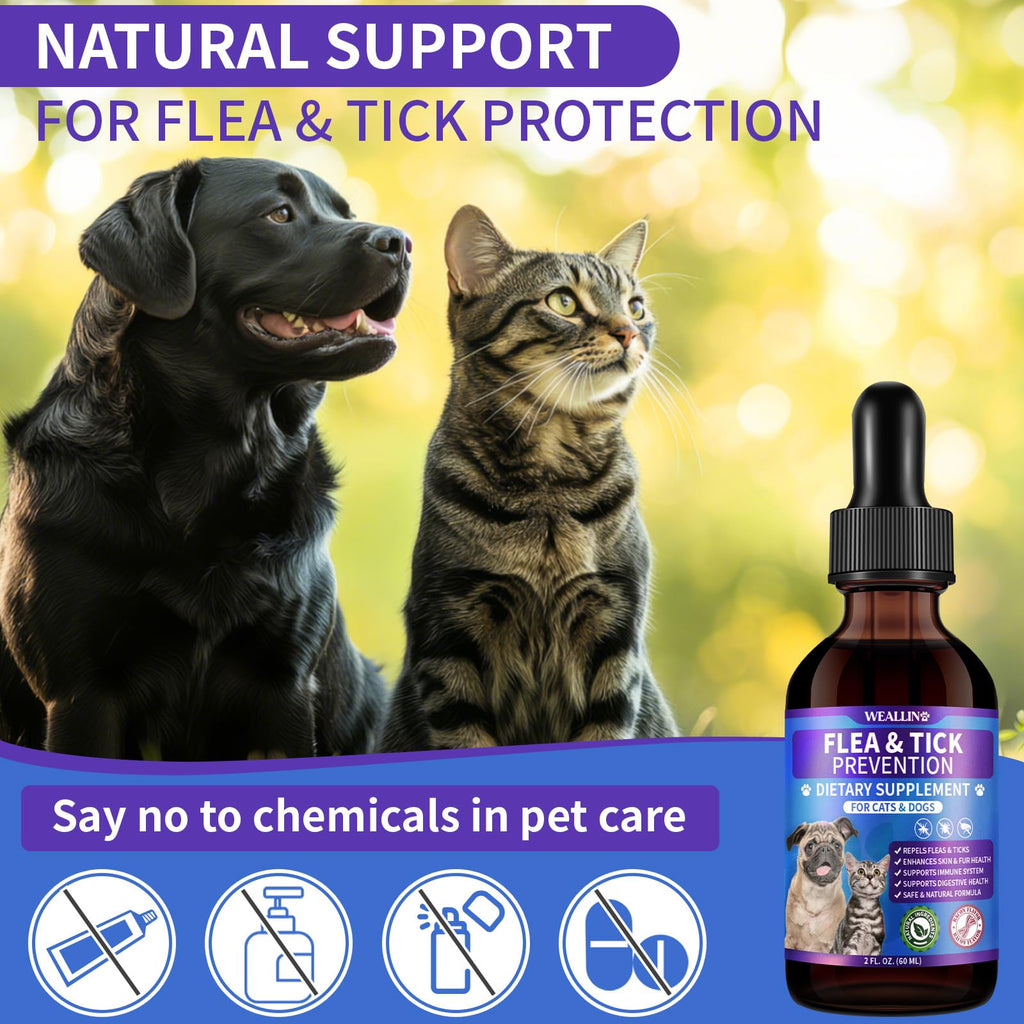 Flea and Tick Prevention Support with Multivitamin 60ml T32820