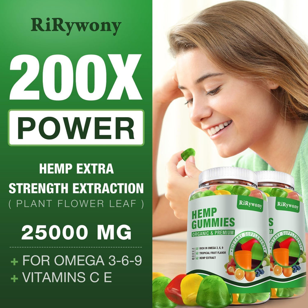 Hemp Gummies 3 Packs 240 Counts P9187