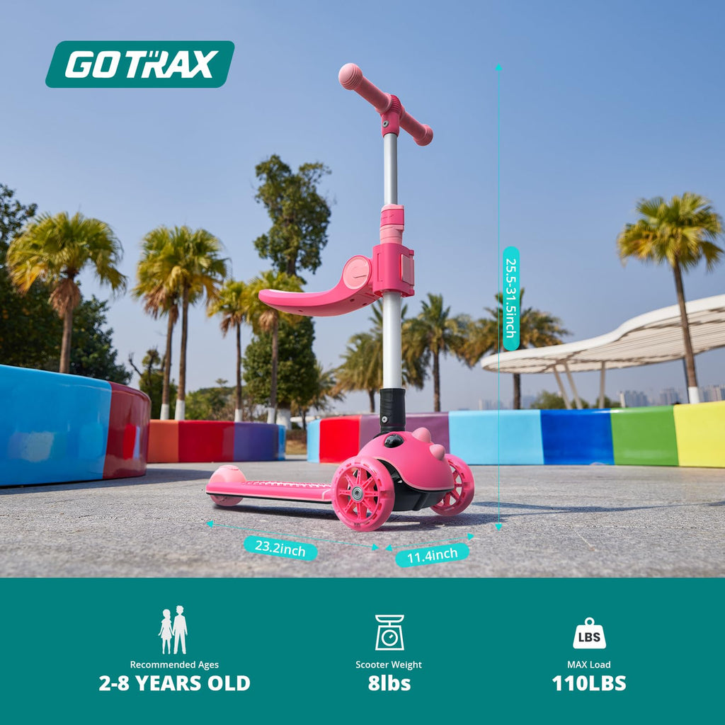 Foldable Kick Scooter with Seat W55948