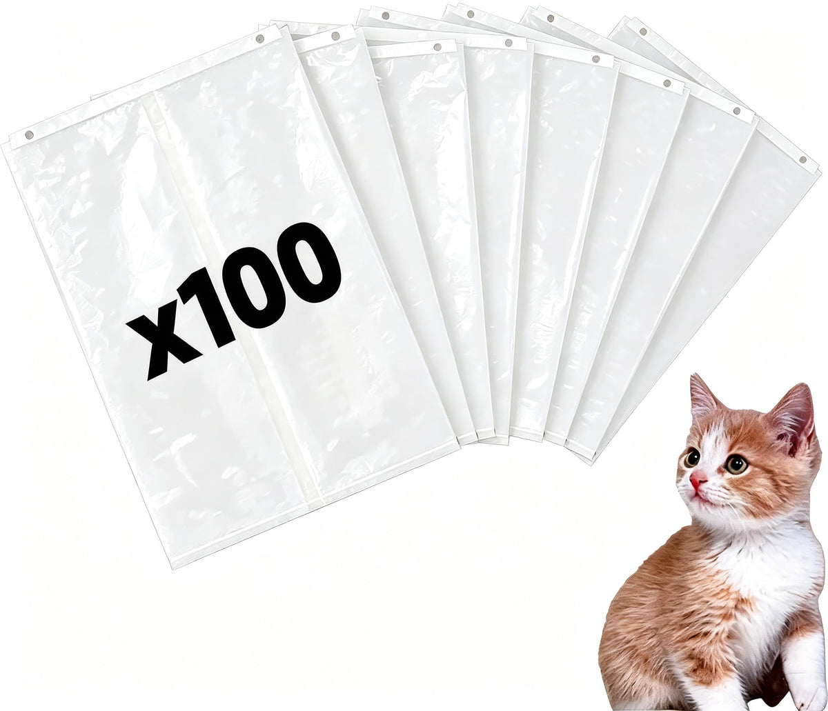 100 Pcs Cat Litter Box Liners U41460