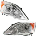 Headlight Left Right Clear Lens D671