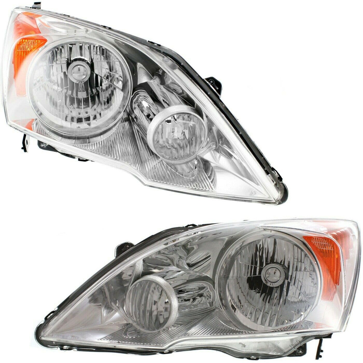 Headlight Left Right Clear Lens D671