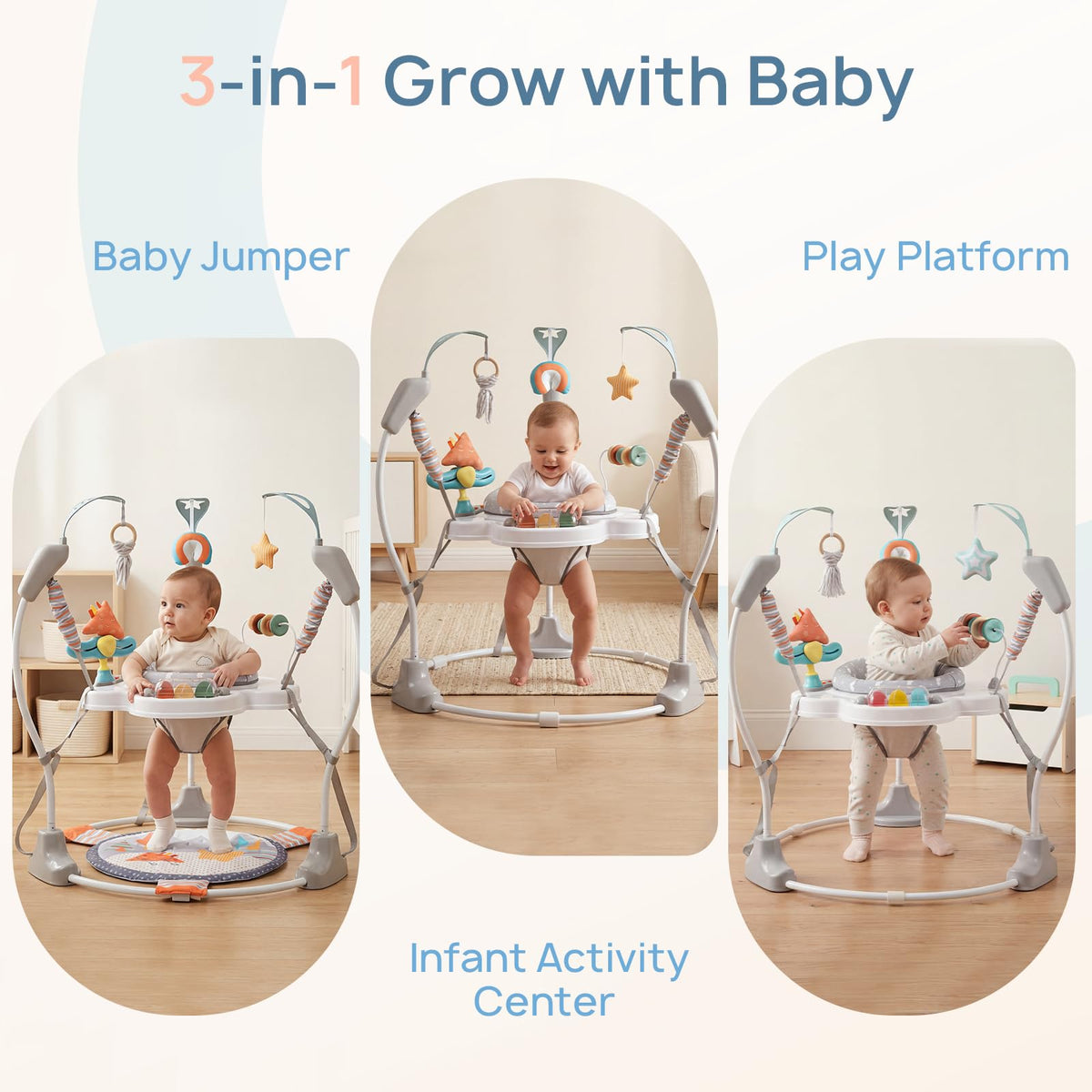 Baby Activity Center with Music, 3 Heights C872