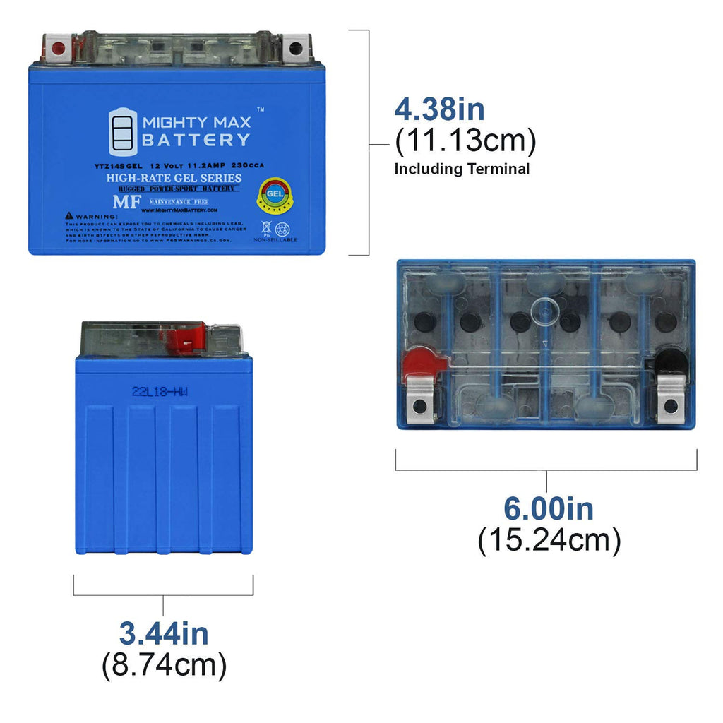 12V 11.2Ah GEL Battery T8627