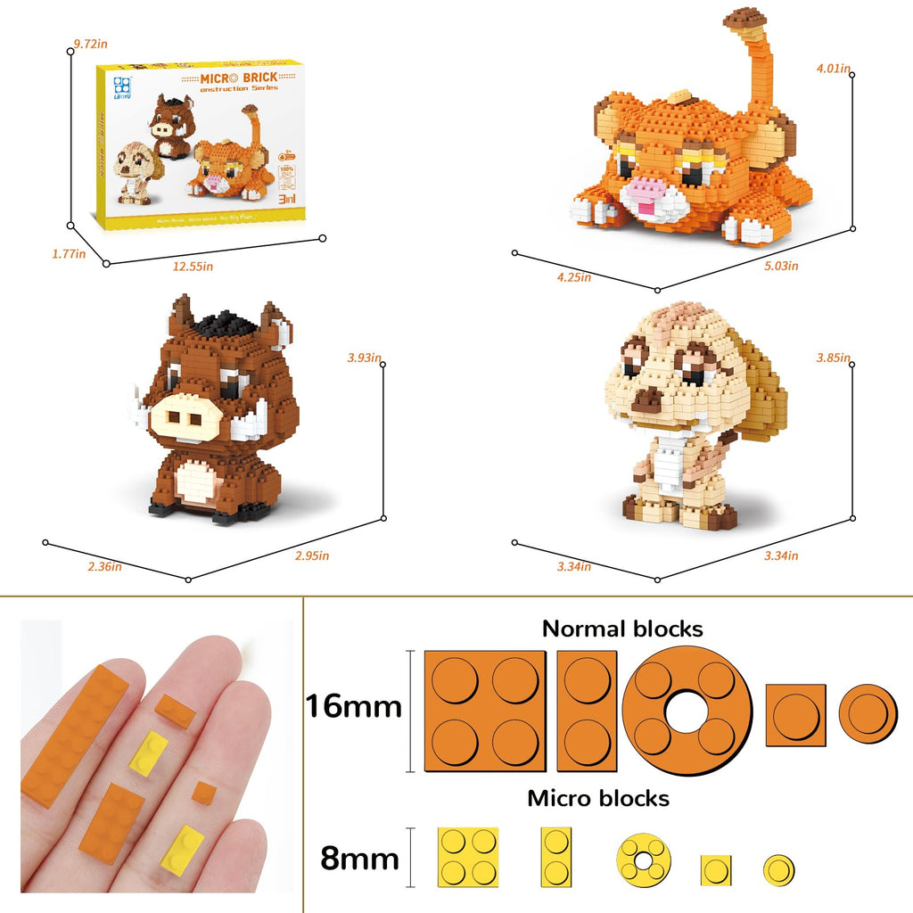 1856 PCS Mini Building Blocks Set J48050