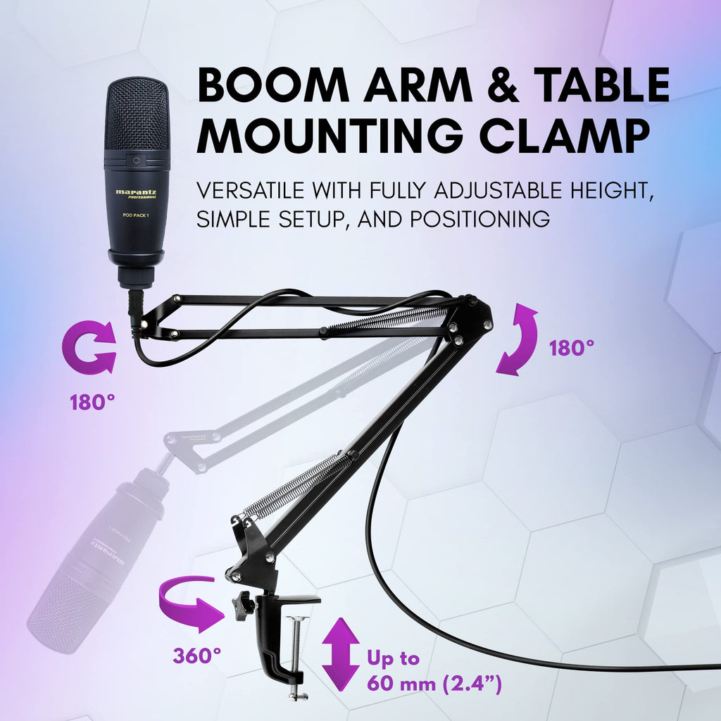 USB Microphone with Boom Arm E228