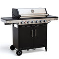 6-Burner Propane Gas Grill with Infrared Sear Side Burner U57216