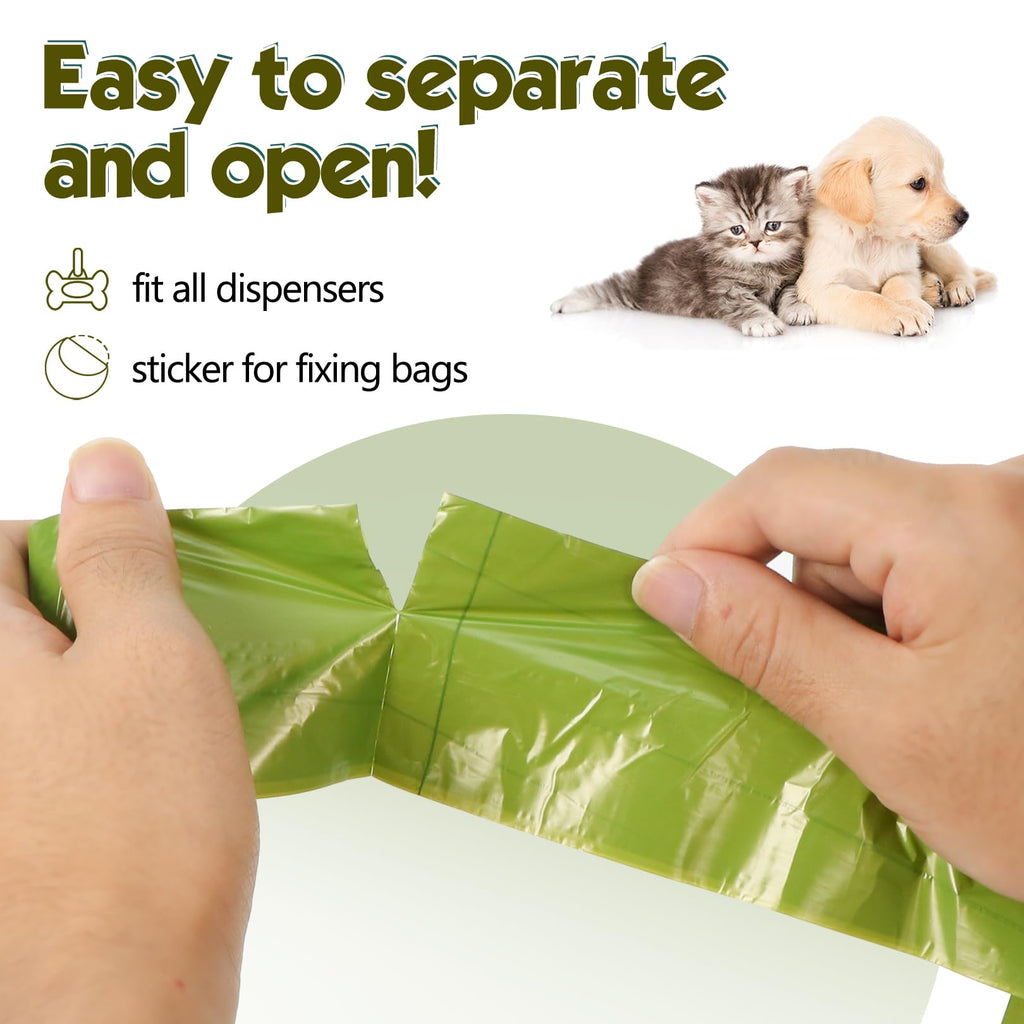 Extra Thick Leak Proof Unscented Dog Poop Bags 300 Count Z50188