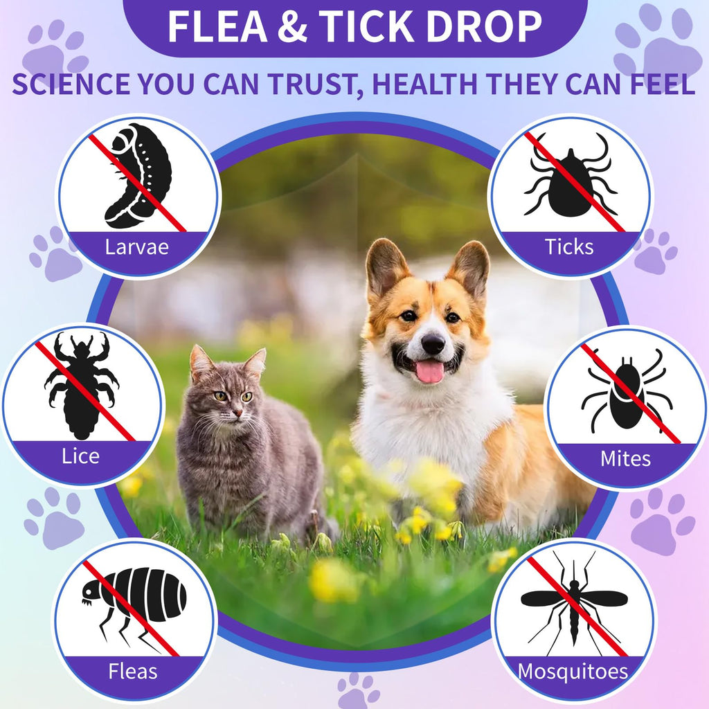 Flea and Tick Prevention Support with Multivitamin 60ml T32820