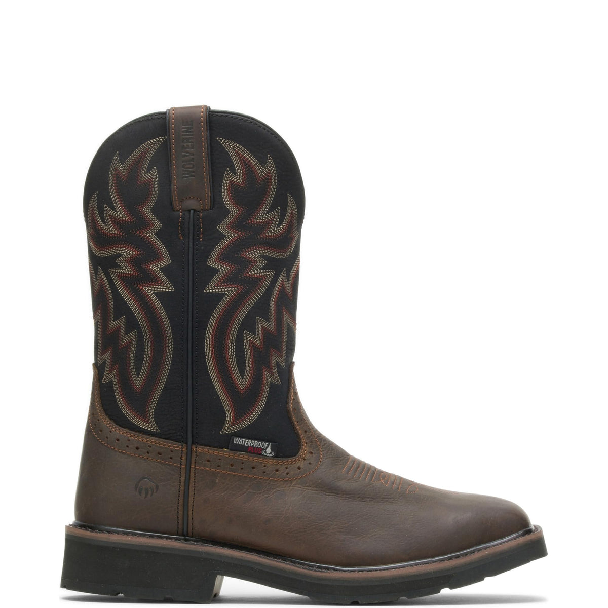 Waterproof Steel Toe Square Toe 10in Wellington Work Boot H2080