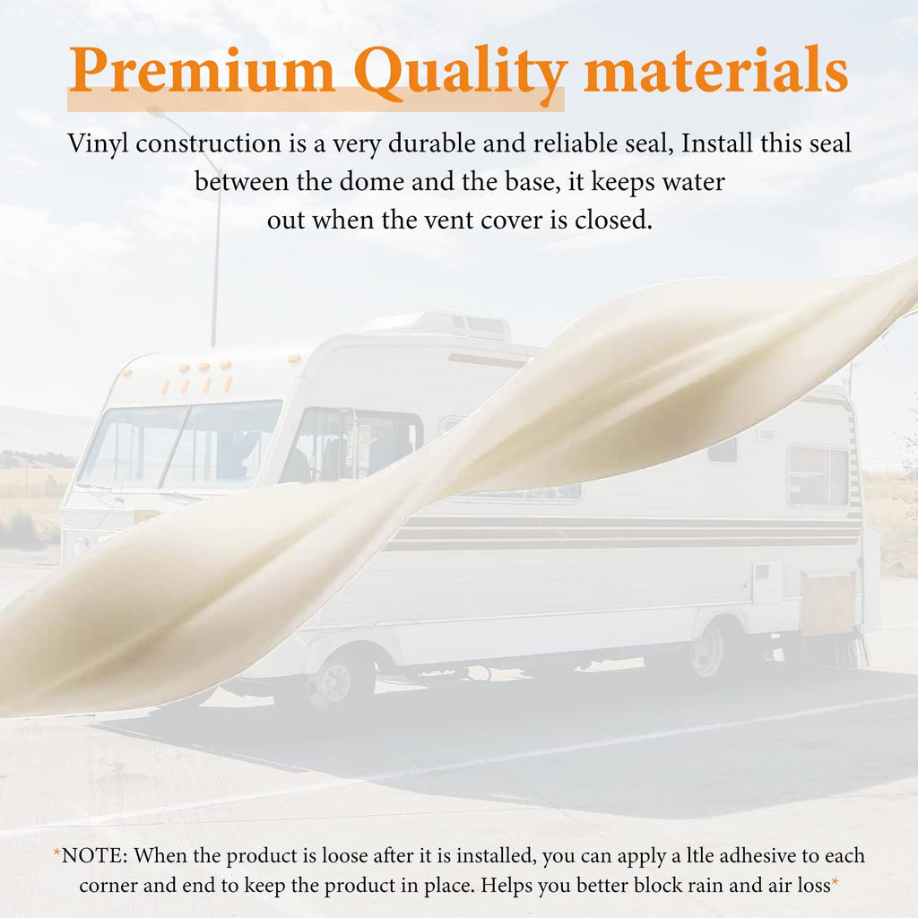 RV Roof Vent Vinyl Seal 2 Pack I251
