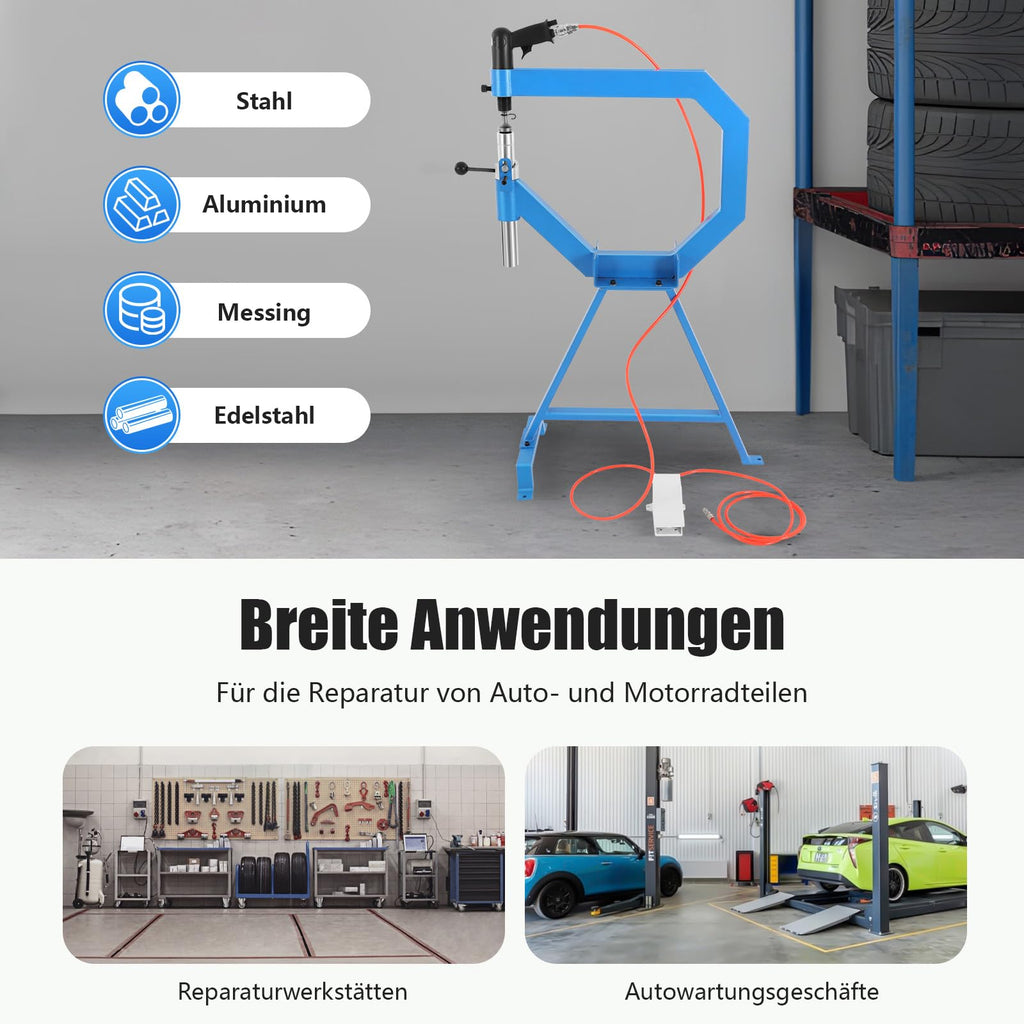 Pneumatic Planishing Hammer with Anvil Dies Q972649