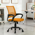 Orange Mesh Ergonomic Swivel Task Chair U125