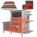 Extra Large Heated Insulated Cat House J70250