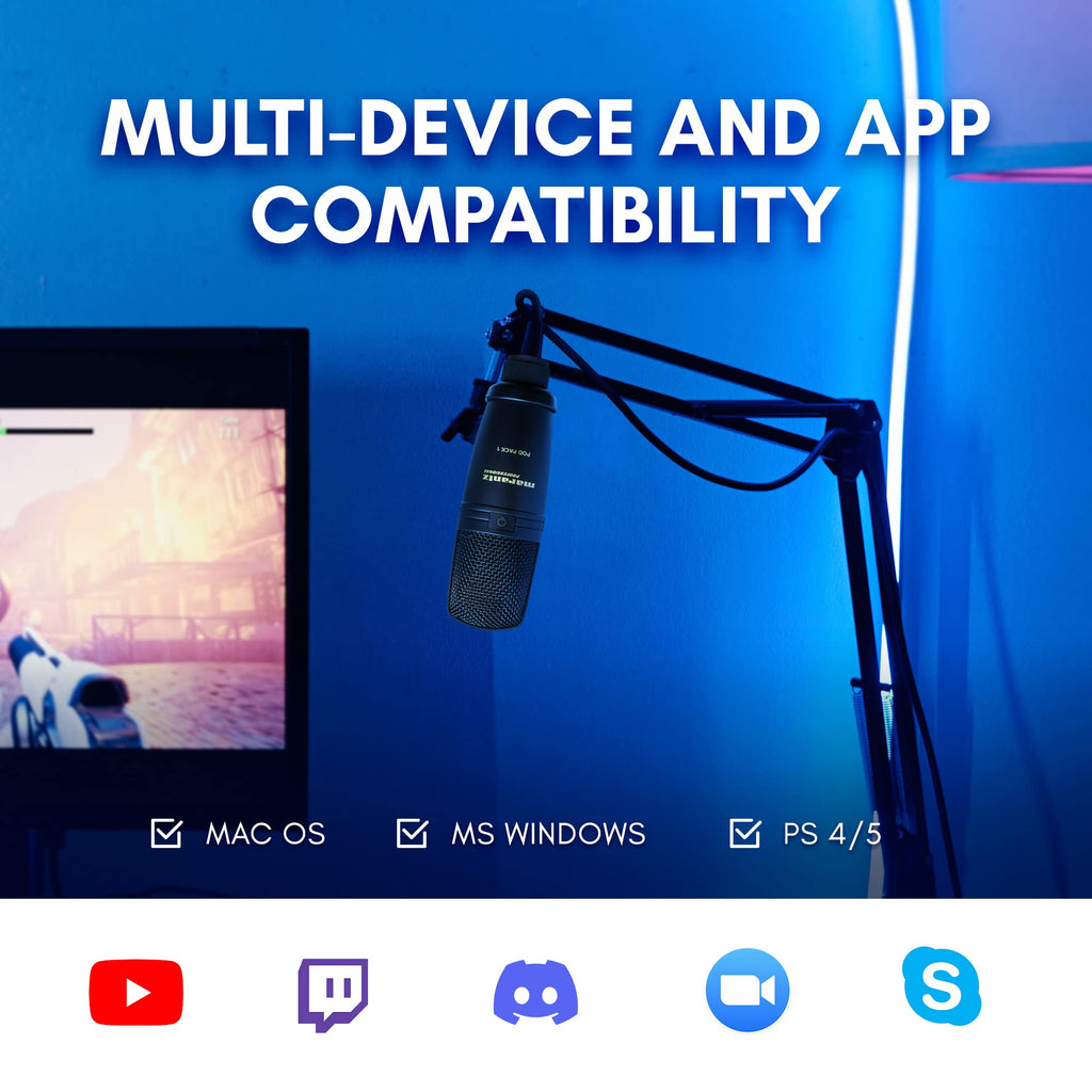 USB Microphone with Boom Arm E228