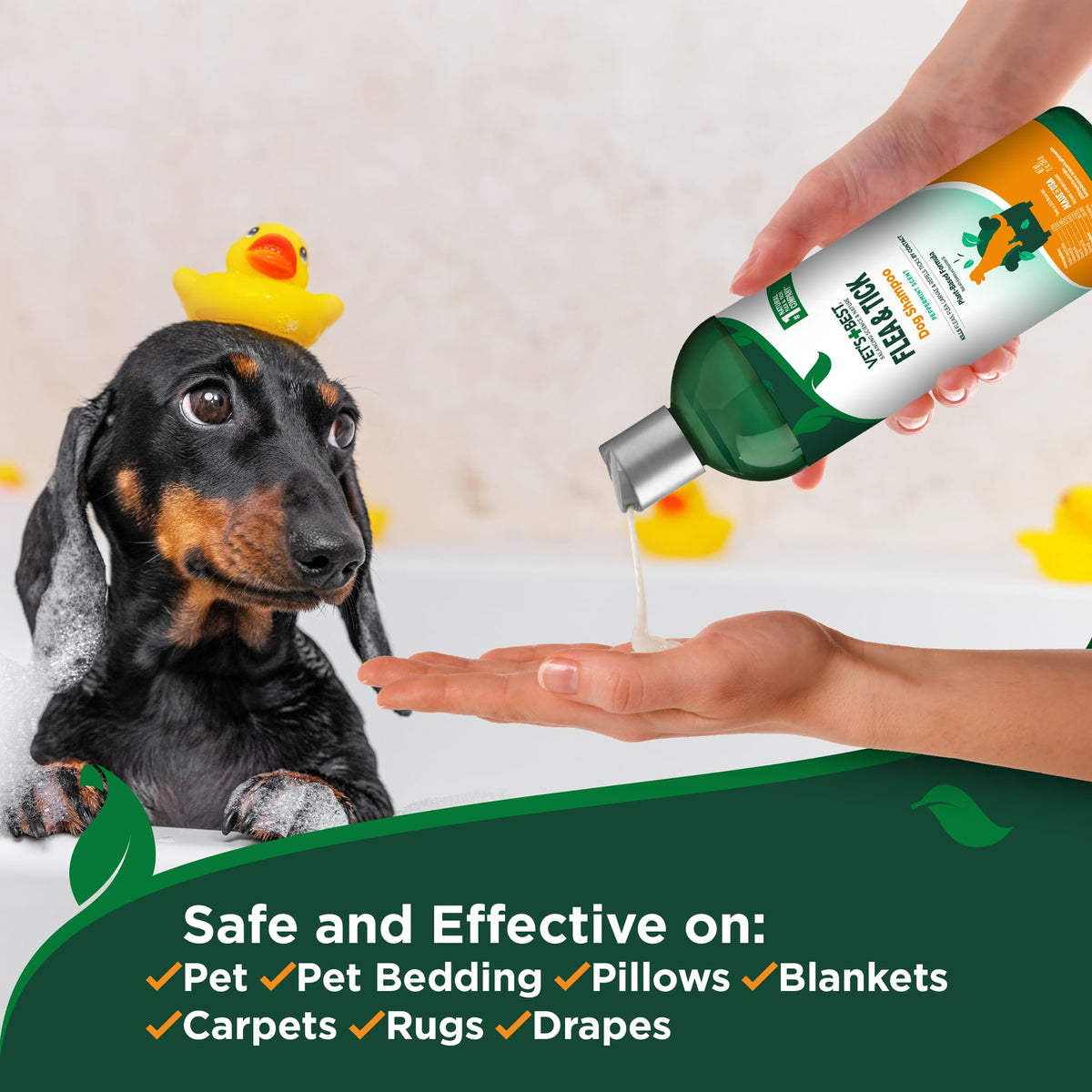 32 oz Flea and Tick Spray + 12 oz Dog Shampoo S140