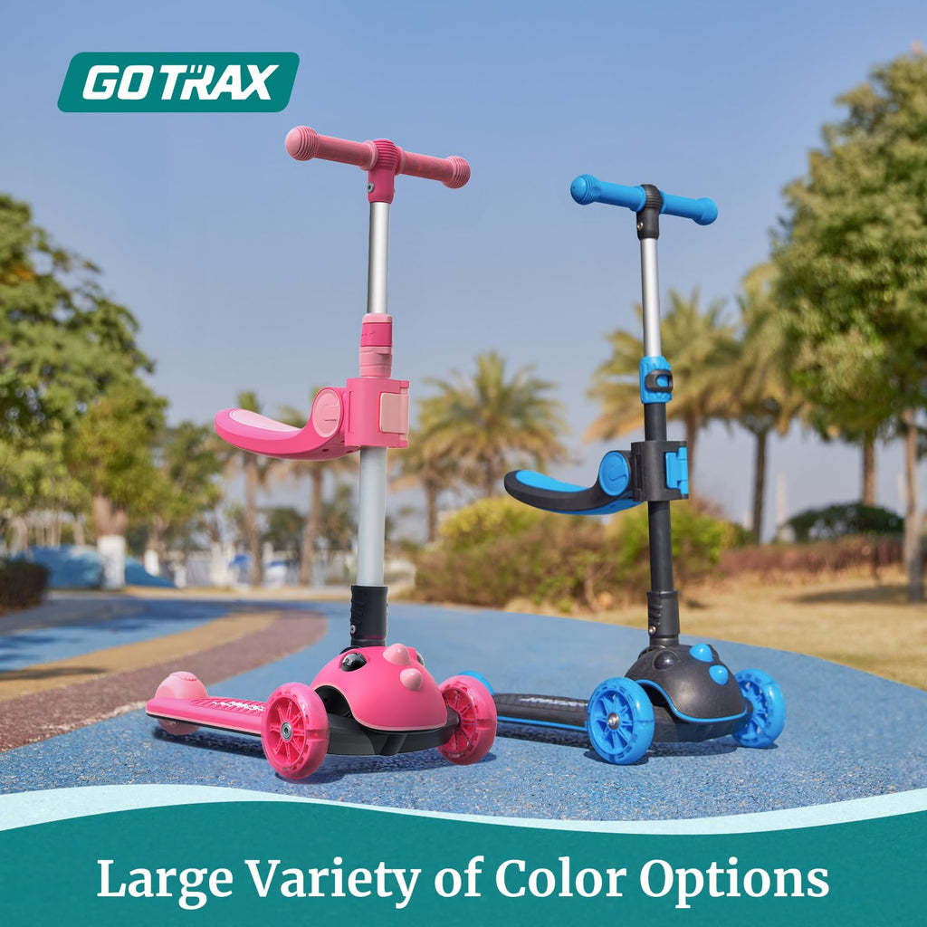 Foldable Kick Scooter with Seat W55948