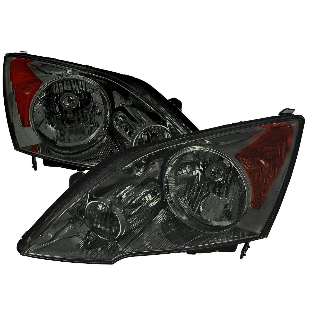 Chrome Housing Smoke Lens Headlights R319603