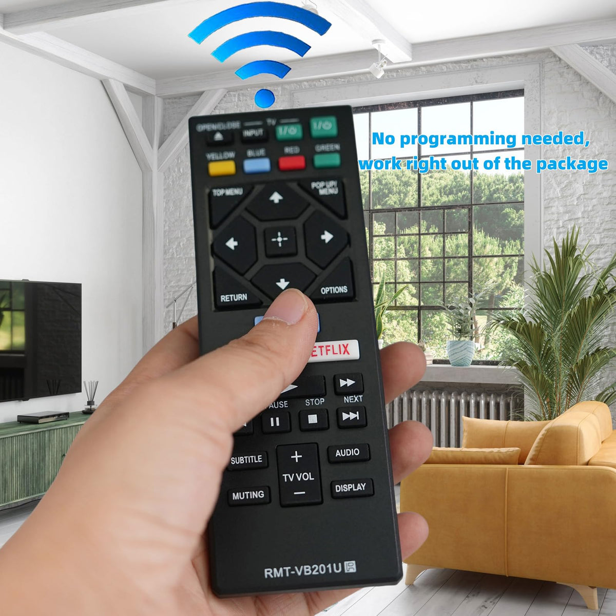 Universal Replacement Remote Control for Blu-ray DVD Player S601414