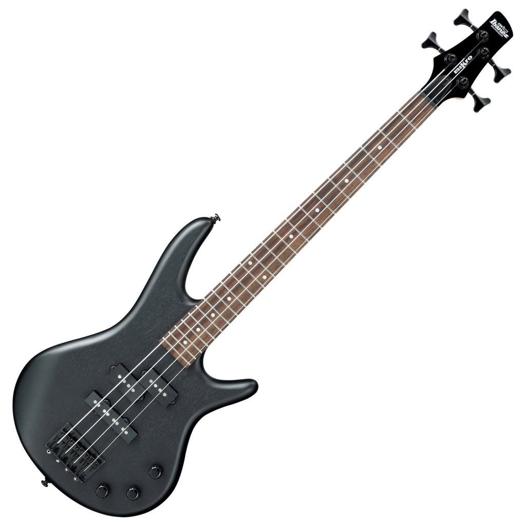 Weathered Black Electric Bass Guitar F1649