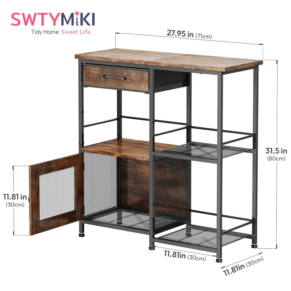 Coffee Bar Cabinet with Drawers S350
