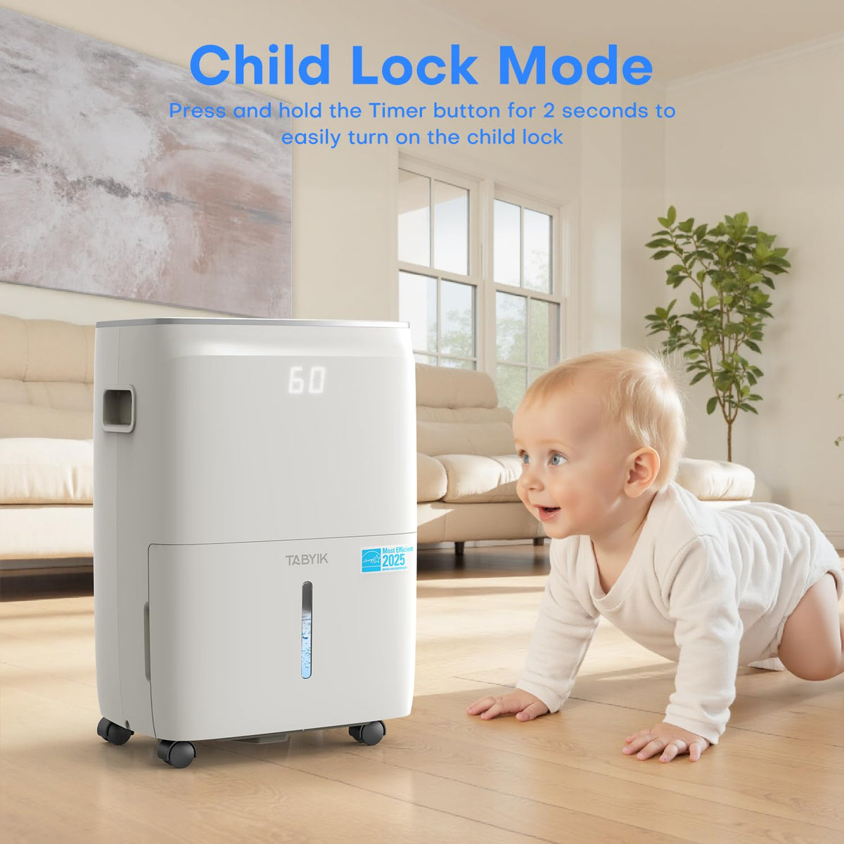 80 Pint Smart WiFi Dehumidifier B91694