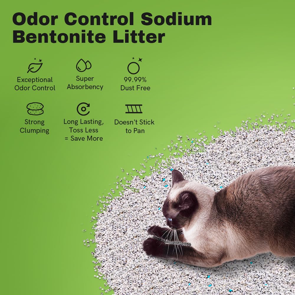 Sodium Bentonite Clumping Cat Litter 10 lb B791397