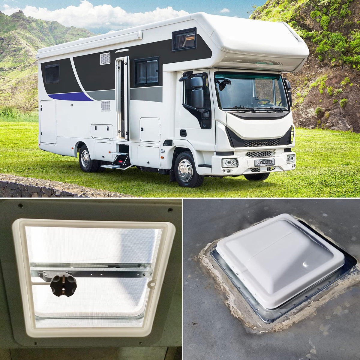 RV Roof Vent Vinyl Seal 2 Pack I251