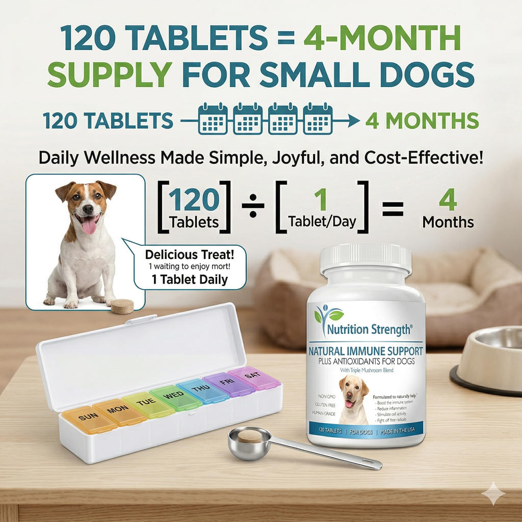 Immune Support for Dogs 120 Chewable Tablets F83799