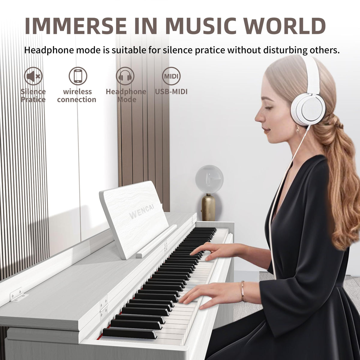 88 Key Fully Weighted Digital Piano U3961