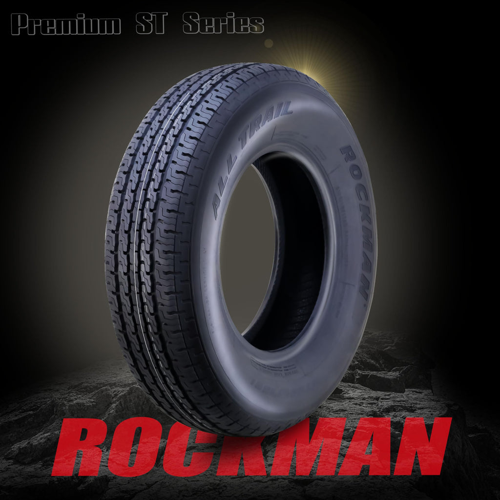 Trailer Tire & Wheel ST205/75R15 8-Ply White Spoke Rim U431