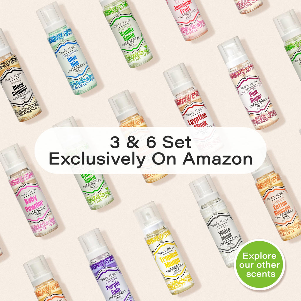 White Musk Scented Body & Hair Mist Pack of 3 2 fl oz I702870