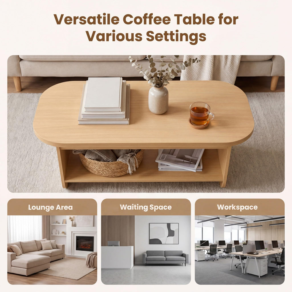 47” Oval Coffee Table D518