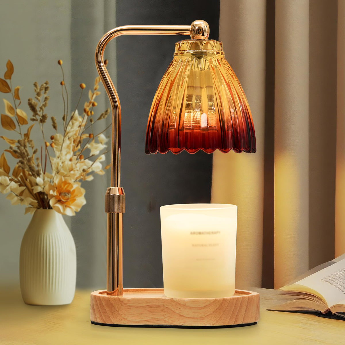 Candle Warmer Lamp with Timer Dimmable H2562