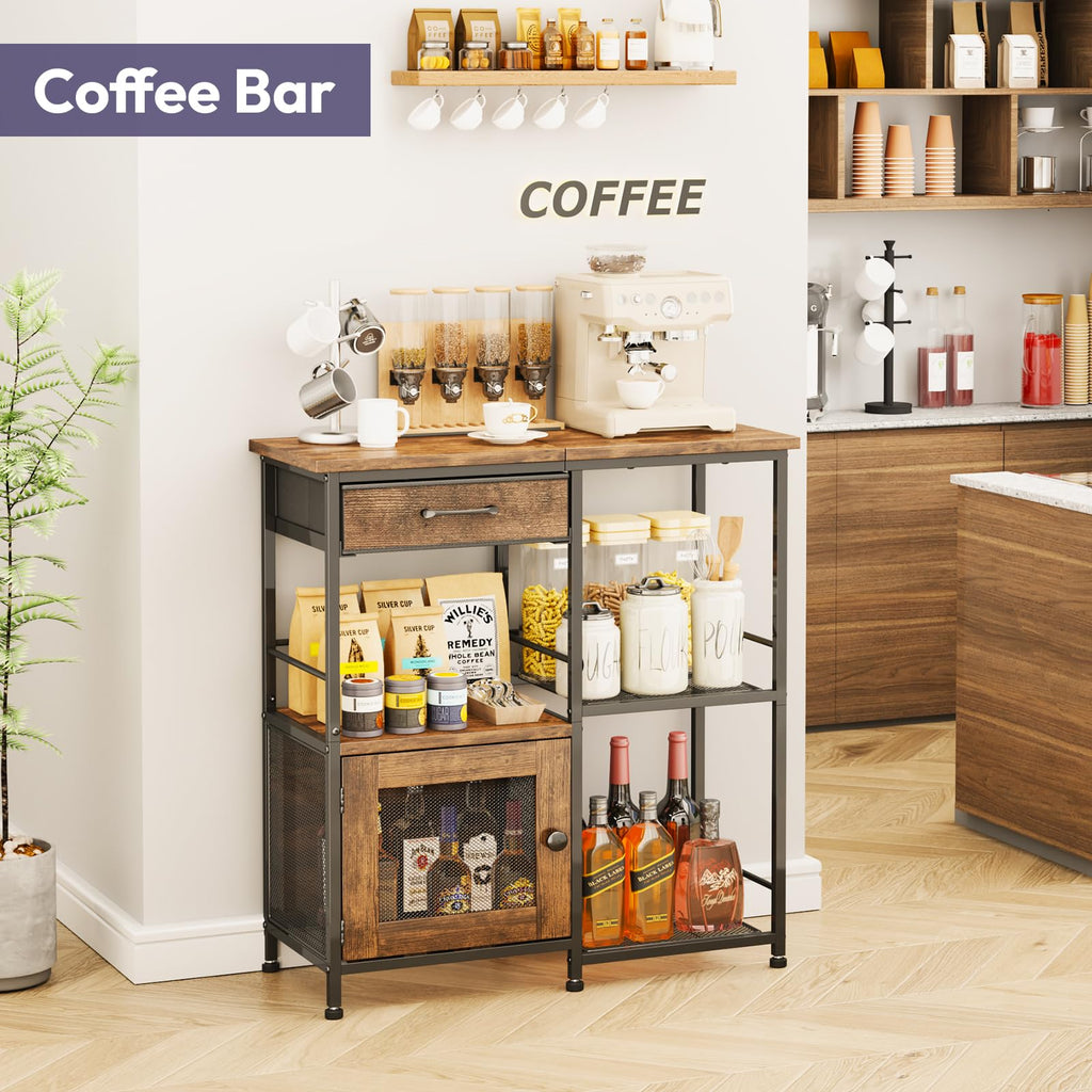 Coffee Bar Cabinet with Drawers S350