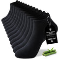 Ankle Socks for Men, 6 Pairs, Bamboo Rayon Breathable Low Cut X1261