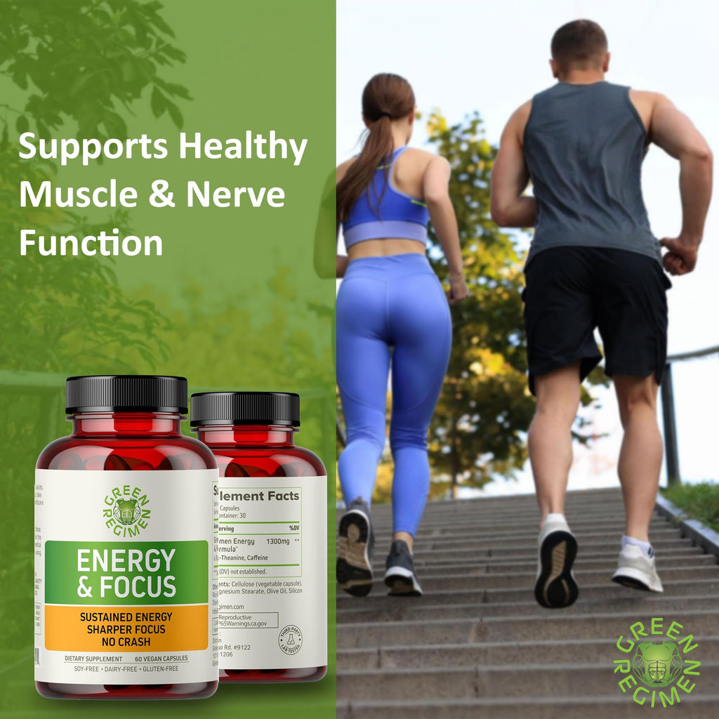 Vegan Non-GMO Energy & Focus Capsules H989282