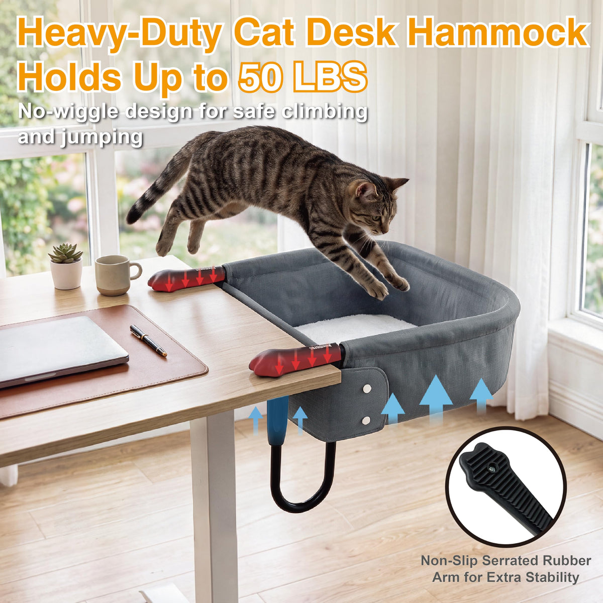 Cat Desk Bed for Large Cats 50lbs K983