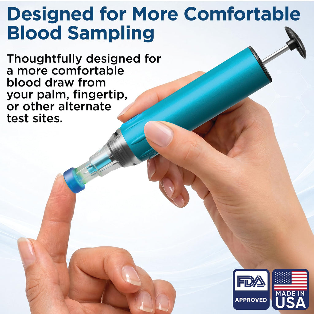 Vacuum Lancing Device for Blood Sugar Testing W37998