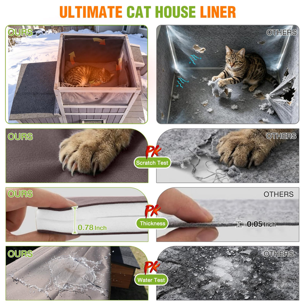 Extra Large Heated Insulated Cat House J70250