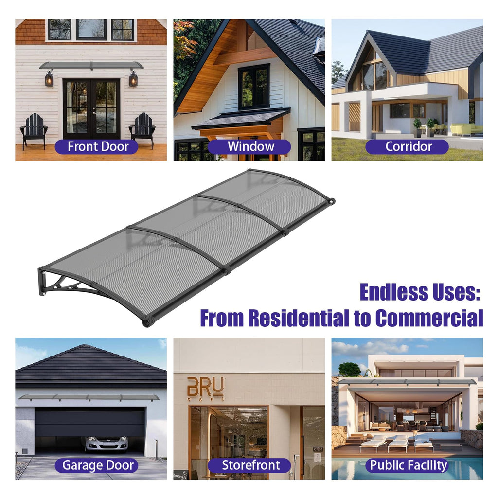 32" x 48" Window Door Awning Canopy with Drainage A470210