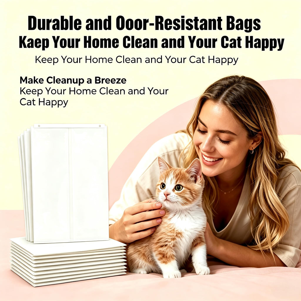 100 Pcs Cat Litter Box Liners U41460