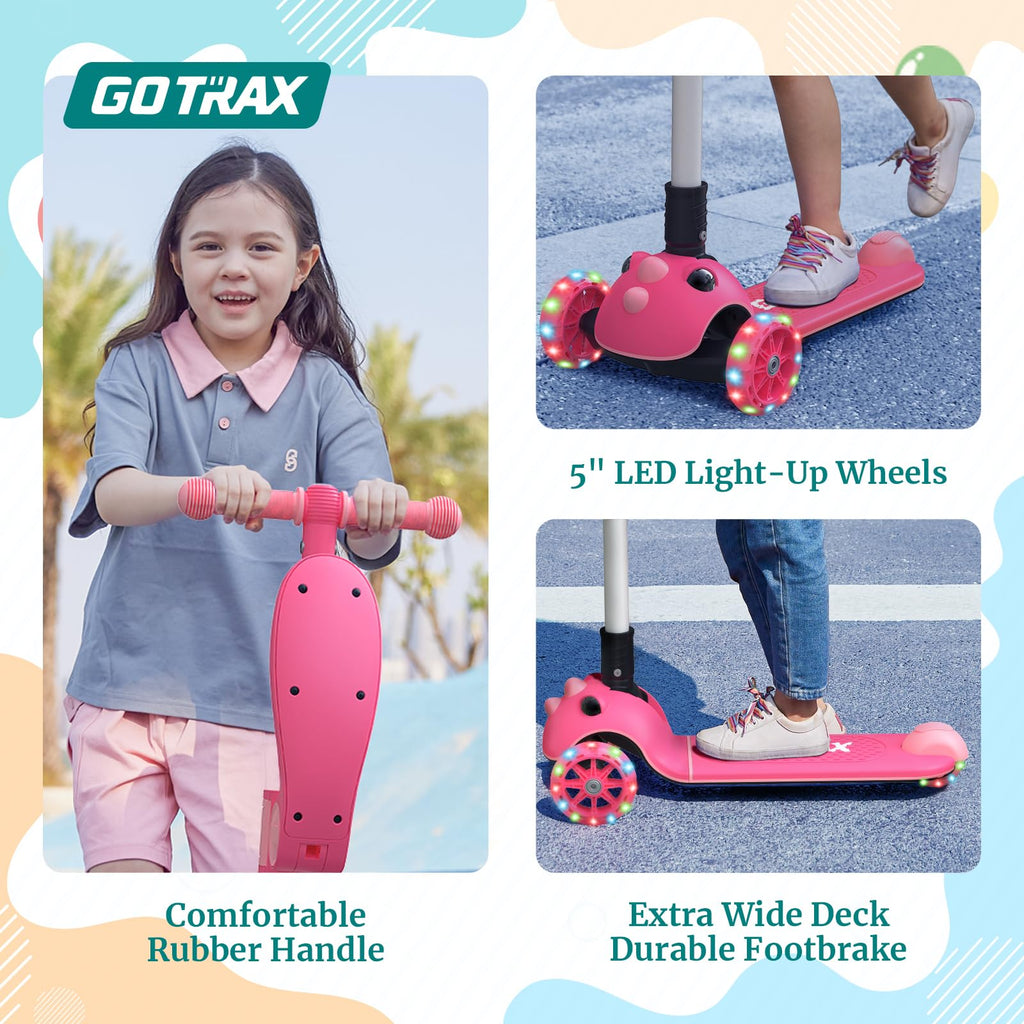 Foldable Kick Scooter with Seat W55948