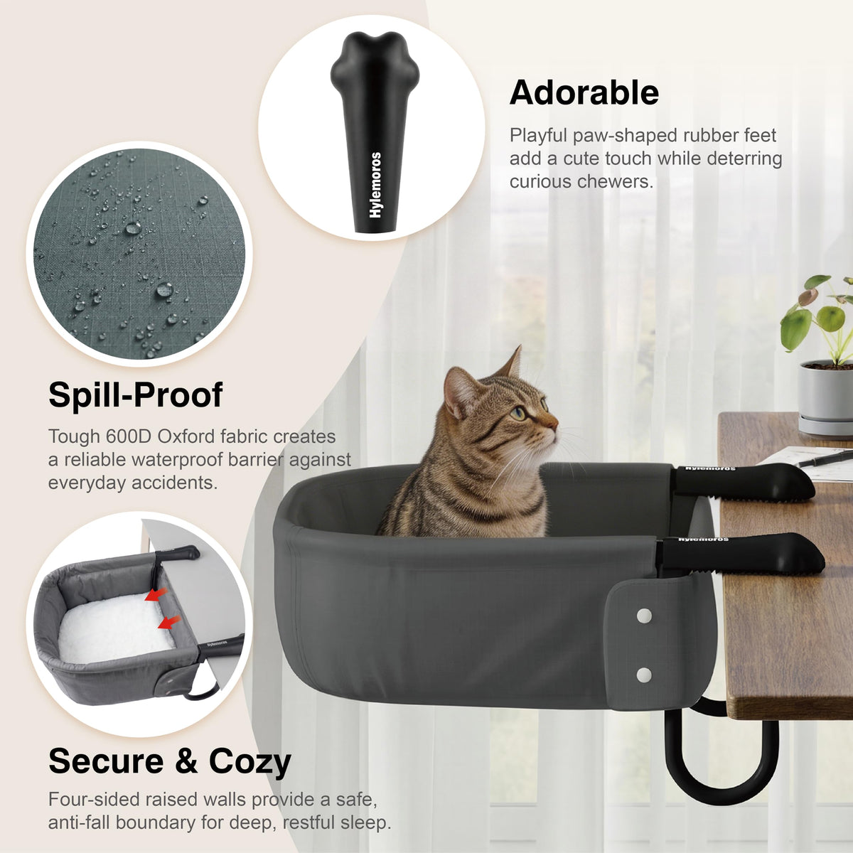 Cat Desk Bed for Large Cats 50lbs K983