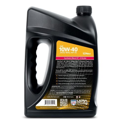 10W-40 Synthetic Blend Motorcycle Oil 1 Gallon Y8333