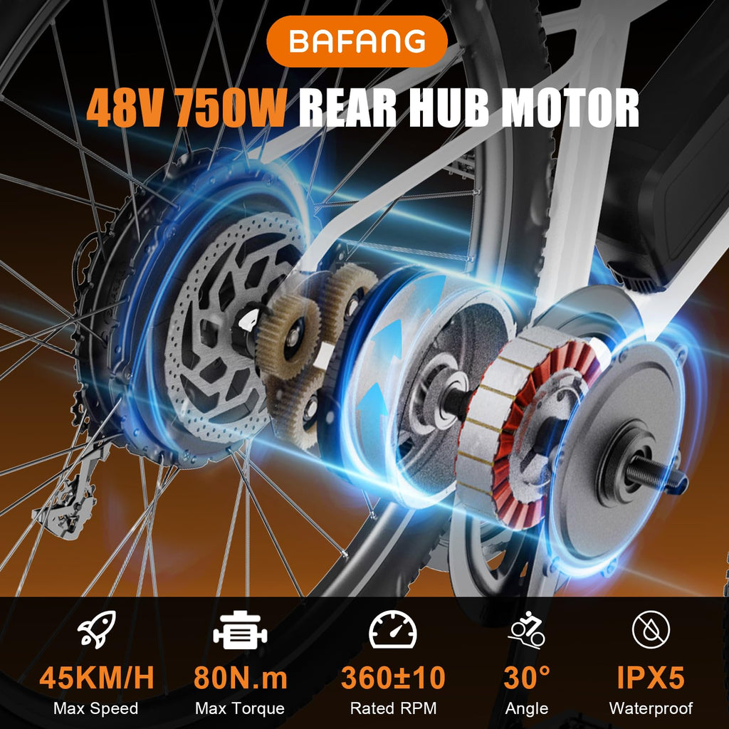48V 750W Electric Bicycle Conversion Kit Rear Hub Motor Wheel J327787
