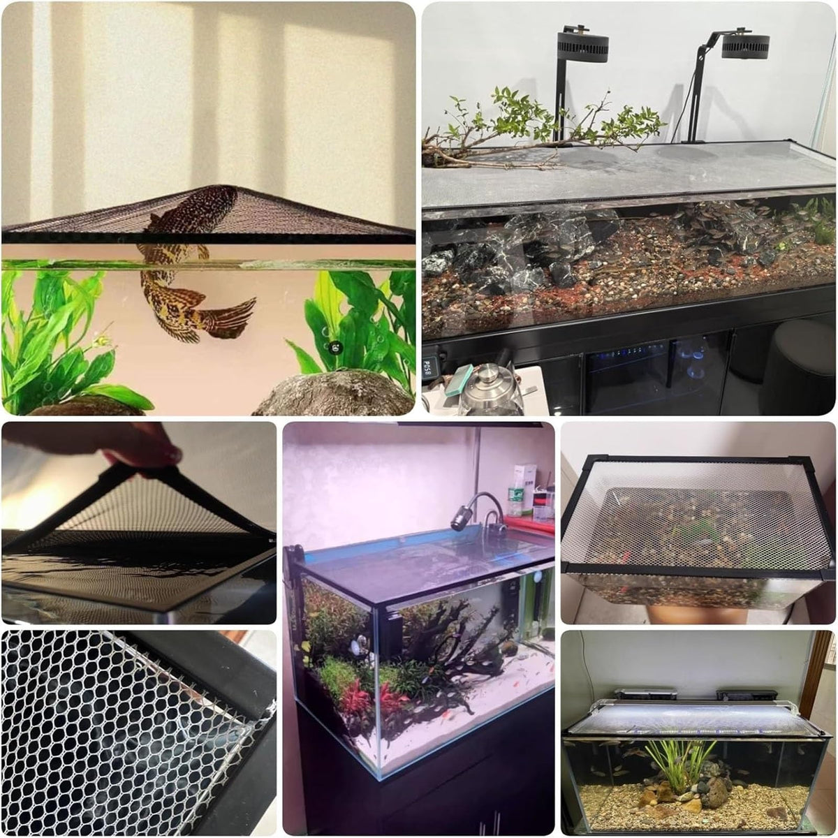 Magnetic Fish Tank Lid Cuttable Aquarium Top Cover A80029