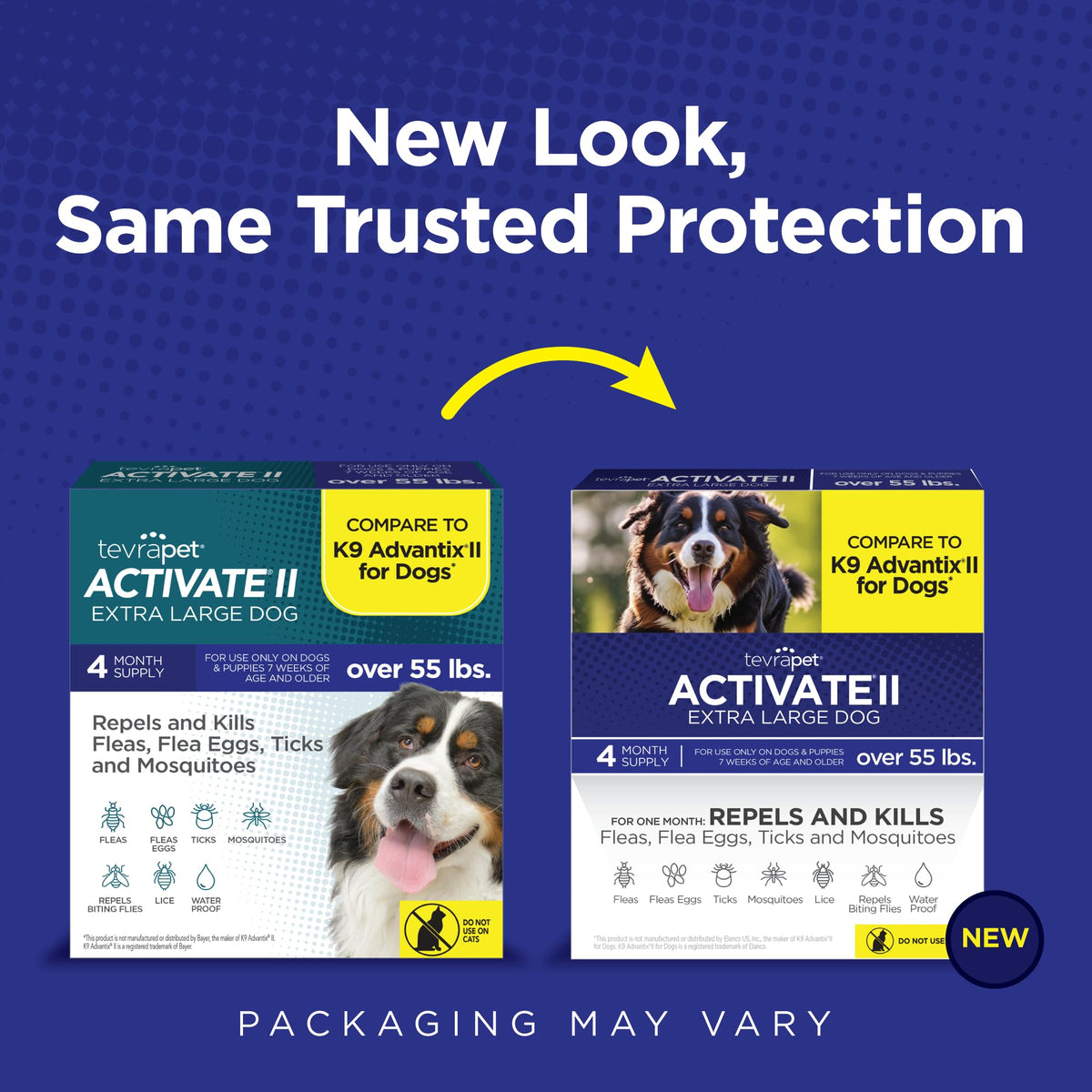 Flea and Tick Prevention for Extra Large Dogs 55+ lbs U5644