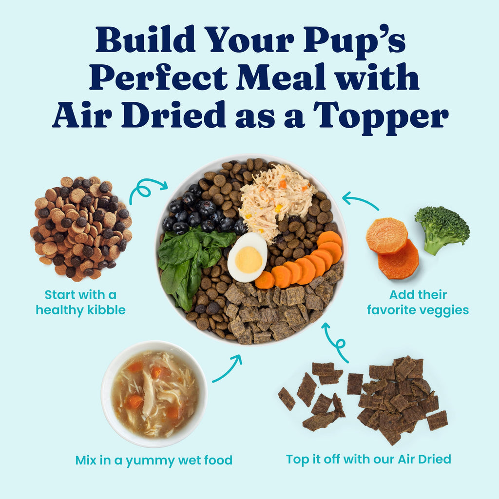 Air Dried Dog Food Topper & Treats Beef 1lb C5850